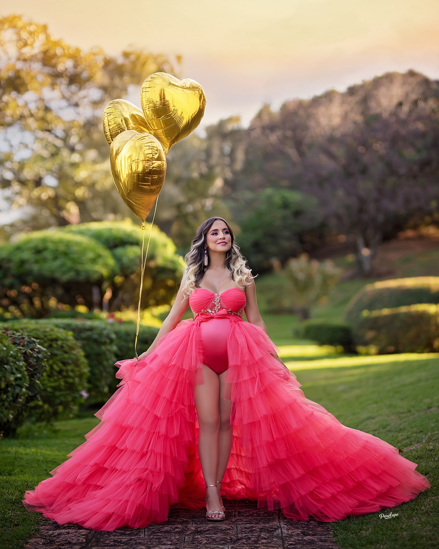 Gestante Rosa Baloes
