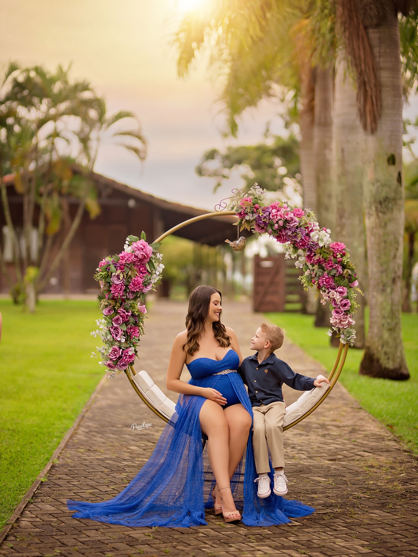 Gestante Azul Arco Flores Filho